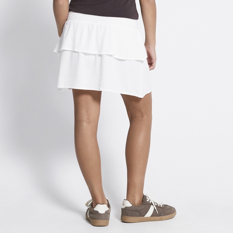 Frill skirt "Elena" Off white